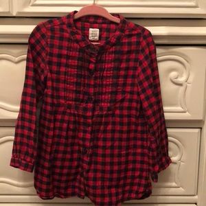 Plaid long sleeve shirt